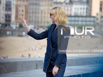 Cate Blanchett attends the photocall for the film Rumors, hours after receiving the Donostia award at the 72nd San Sebastian International F...