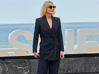 Cate Blanchett attends the photocall for the film Rumors, hours after receiving the Donostia award at the 72nd San Sebastian International F...