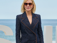 Cate Blanchett attends the photocall for the film Rumors, hours after receiving the Donostia award at the 72nd San Sebastian International F...