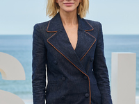 Cate Blanchett attends the photocall for the film Rumors, hours after receiving the Donostia award at the 72nd San Sebastian International F...