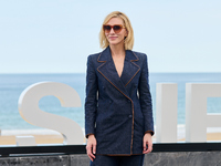 Cate Blanchett attends the photocall for the film Rumors, hours after receiving the Donostia award at the 72nd San Sebastian International F...