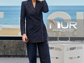 Cate Blanchett attends the photocall for the film Rumors, hours after receiving the Donostia award at the 72nd San Sebastian International F...