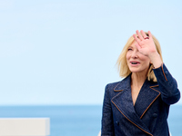 Cate Blanchett attends the photocall for the film Rumors, hours after receiving the Donostia award at the 72nd San Sebastian International F...