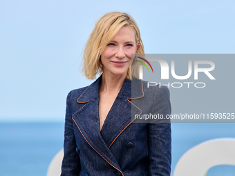 Cate Blanchett attends the photocall for the film Rumors, hours after receiving the Donostia award at the 72nd San Sebastian International F...