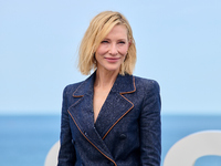 Cate Blanchett attends the photocall for the film Rumors, hours after receiving the Donostia award at the 72nd San Sebastian International F...