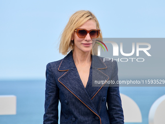 Cate Blanchett attends the photocall for the film Rumors, hours after receiving the Donostia award at the 72nd San Sebastian International F...