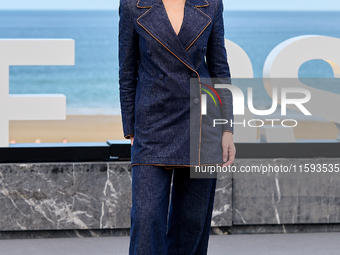 Cate Blanchett attends the photocall for the film Rumors, hours after receiving the Donostia award at the 72nd San Sebastian International F...