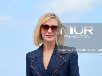 Cate Blanchett attends the photocall for the film Rumors, hours after receiving the Donostia award at the 72nd San Sebastian International F...