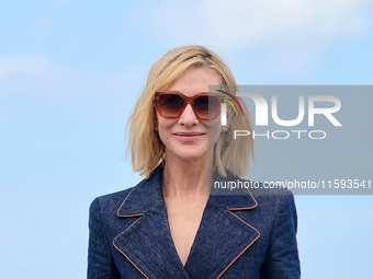 Cate Blanchett attends the photocall for the film Rumors, hours after receiving the Donostia award at the 72nd San Sebastian International F...