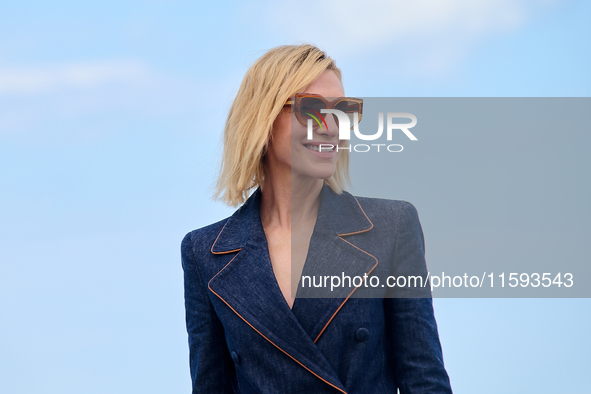 Cate Blanchett attends the photocall for the film Rumors, hours after receiving the Donostia award at the 72nd San Sebastian International F...