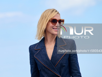 Cate Blanchett attends the photocall for the film Rumors, hours after receiving the Donostia award at the 72nd San Sebastian International F...