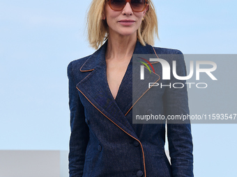 Cate Blanchett attends the photocall for the film Rumors, hours after receiving the Donostia award at the 72nd San Sebastian International F...