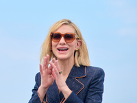 Cate Blanchett attends the photocall for the film Rumors, hours after receiving the Donostia award at the 72nd San Sebastian International F...