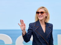 Cate Blanchett attends the photocall for the film Rumors, hours after receiving the Donostia award at the 72nd San Sebastian International F...