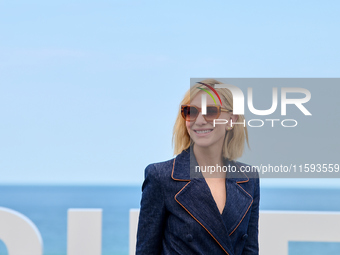 Cate Blanchett attends the photocall for the film Rumors, hours after receiving the Donostia award at the 72nd San Sebastian International F...