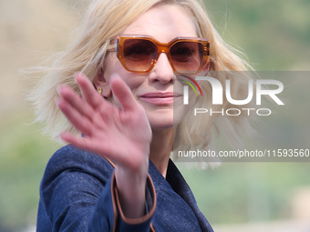 Cate Blanchett attends the photocall for the film Rumors, hours after receiving the Donostia award at the 72nd San Sebastian International F...