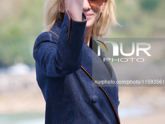 Cate Blanchett attends the photocall for the film Rumors, hours after receiving the Donostia award at the 72nd San Sebastian International F...