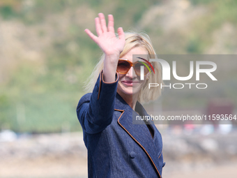 Cate Blanchett attends the photocall for the film Rumors, hours after receiving the Donostia award at the 72nd San Sebastian International F...