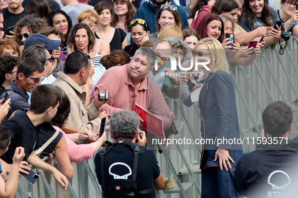 Cate Blanchett attends the photocall for the film Rumors, hours after receiving the Donostia award at the 72nd San Sebastian International F...