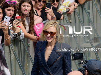 Cate Blanchett attends the photocall for the film Rumors, hours after receiving the Donostia award at the 72nd San Sebastian International F...