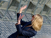 Cate Blanchett attends the photocall for the film Rumors, hours after receiving the Donostia award at the 72nd San Sebastian International F...