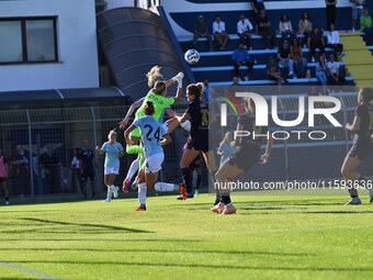 In action during the third day of the Serie A Femminile eBay Championship between S.S. Lazio and Juventus F.C. at the Mirko Fersini Stadium...