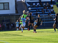 In action during the third day of the Serie A Femminile eBay Championship between S.S. Lazio and Juventus F.C. at the Mirko Fersini Stadium...