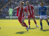 Ethan Galbraith #22 of Leyton Orient F.C. is in action during the Sky Bet League 1 match between Stockport County and Leyton Orient at the E...