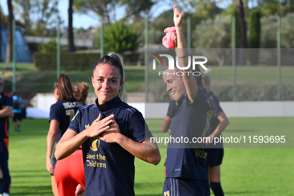 Martina Rosucci of Juventus F.C. during the 3rd day of the Serie A Femminile eBay Championship between S.S. Lazio and Juventus F.C. at the M...