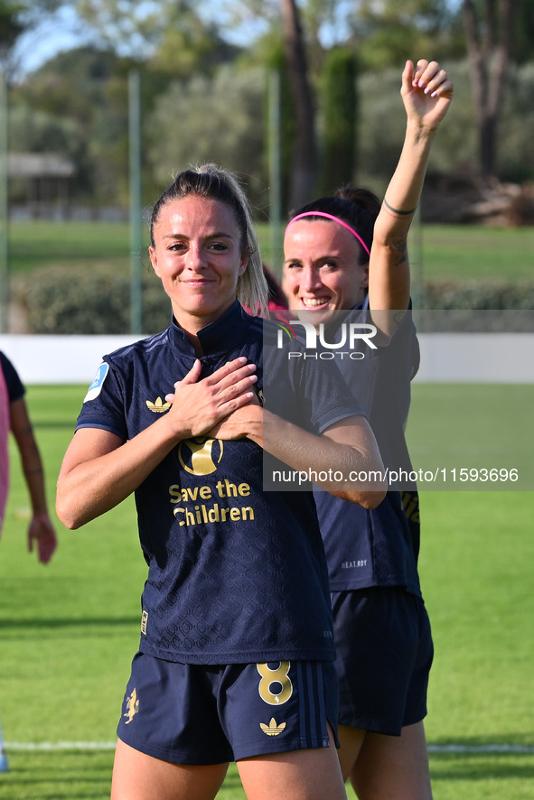 Martina Rosucci of Juventus F.C. during the 3rd day of the Serie A Femminile eBay Championship between S.S. Lazio and Juventus F.C. at the M...