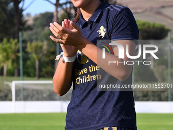 Chiara Beccari of Juventus F.C. during the third day of the Serie A Femminile eBay Championship between S.S. Lazio and Juventus F.C. at the...