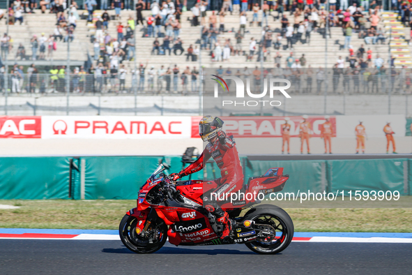 During the Gran Premio Pramac dell'Emilia Romagna Qualifying MotoGP, MotoGP of Emilia Romagna at Misano World Circuit Marco Simoncelli in Mi...