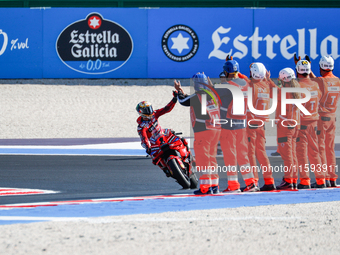 During the Gran Premio Pramac dell'Emilia Romagna Qualifying MotoGP, MotoGP of Emilia Romagna at Misano World Circuit Marco Simoncelli in Mi...