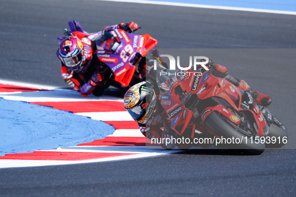 During the Gran Premio Pramac dell'Emilia Romagna Qualifying MotoGP, MotoGP of Emilia Romagna at Misano World Circuit Marco Simoncelli in Mi...