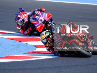 During the Gran Premio Pramac dell'Emilia Romagna Qualifying MotoGP, MotoGP of Emilia Romagna at Misano World Circuit Marco Simoncelli in Mi...