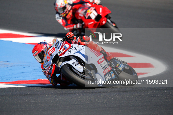 During the Gran Premio Pramac dell'Emilia Romagna Qualifying MotoGP, MotoGP of Emilia Romagna at Misano World Circuit Marco Simoncelli in Mi...