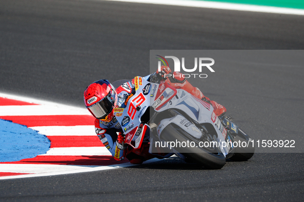 During the Gran Premio Pramac dell'Emilia Romagna Qualifying MotoGP, MotoGP of Emilia Romagna at Misano World Circuit Marco Simoncelli in Mi...