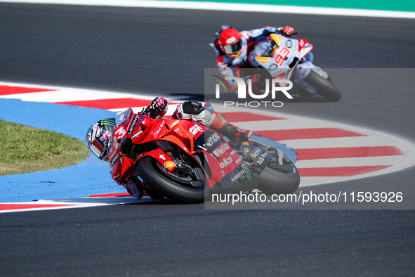 During the Gran Premio Pramac dell'Emilia Romagna Qualifying MotoGP, MotoGP of Emilia Romagna at Misano World Circuit Marco Simoncelli in Mi...