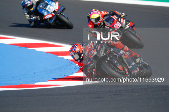 During the Gran Premio Pramac dell'Emilia Romagna Qualifying MotoGP, MotoGP of Emilia Romagna at Misano World Circuit Marco Simoncelli in Mi...