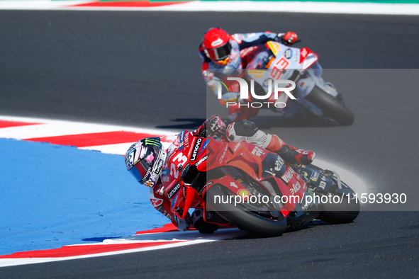 During the Gran Premio Pramac dell'Emilia Romagna Qualifying MotoGP, MotoGP of Emilia Romagna at Misano World Circuit Marco Simoncelli in Mi...