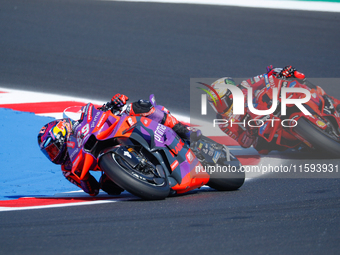 During the Gran Premio Pramac dell'Emilia Romagna Qualifying MotoGP, MotoGP of Emilia Romagna at Misano World Circuit Marco Simoncelli in Mi...