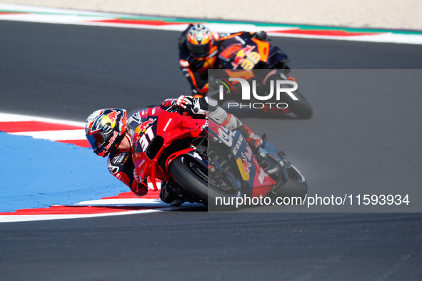 During the Gran Premio Pramac dell'Emilia Romagna Qualifying MotoGP, MotoGP of Emilia Romagna at Misano World Circuit Marco Simoncelli in Mi...