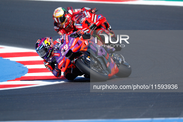 During the Gran Premio Pramac dell'Emilia Romagna Qualifying MotoGP, MotoGP of Emilia Romagna at Misano World Circuit Marco Simoncelli in Mi...