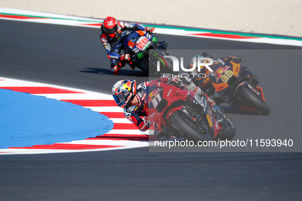 During the Gran Premio Pramac dell'Emilia Romagna Qualifying MotoGP, MotoGP of Emilia Romagna at Misano World Circuit Marco Simoncelli in Mi...