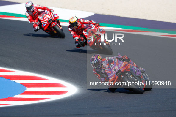 During the Gran Premio Pramac dell'Emilia Romagna Qualifying MotoGP, MotoGP of Emilia Romagna at Misano World Circuit Marco Simoncelli in Mi...