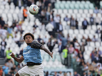 Weston McKennie during the Serie A 2024-2025 match between Juventus and Napoli in Turin, Italy, on September 21, 2024 (