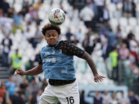 Weston McKennie during the Serie A 2024-2025 match between Juventus and Napoli in Turin, Italy, on September 21, 2024 (