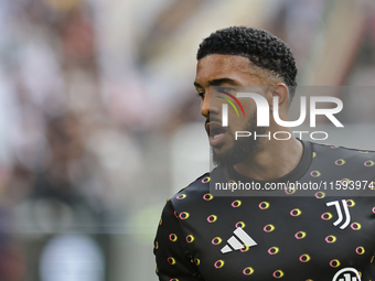 Bremer during the Serie A 2024-2025 match between Juventus and Napoli in Turin, Italy, on September 21, 2024 (