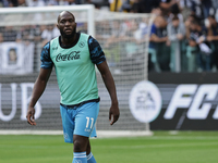 Romelu Lukaku during the Serie A 2024-2025 match between Juventus and Napoli in Turin, Italy, on September 21, 2024 (