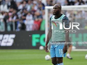 Romelu Lukaku during the Serie A 2024-2025 match between Juventus and Napoli in Turin, Italy, on September 21, 2024 (